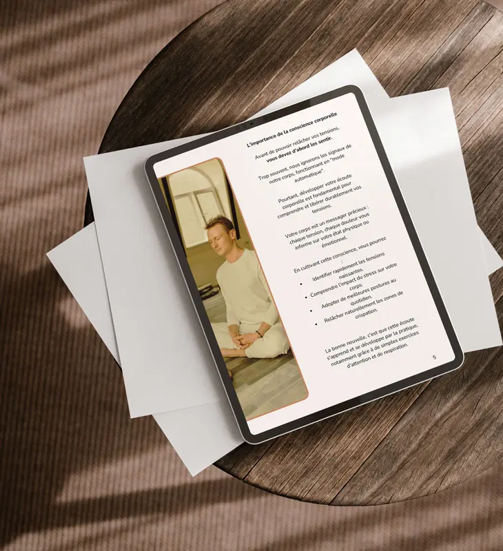 Ebook pour apprendre à libérer ses tensions